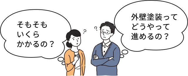 そもそもいくらかかるの？外壁塗装ってどうやって進めるの？